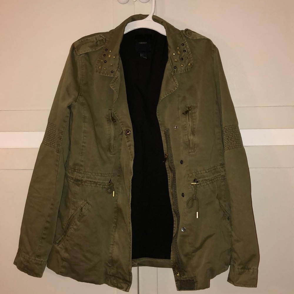 Army green jacket
